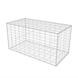 Gabion Basket Galvanised Steel "Silver"