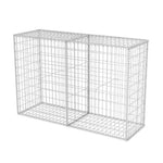 Gabion Basket Galvanised Steel  (Silver)