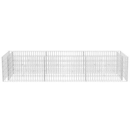 Gabion Planter Steel {Silver}