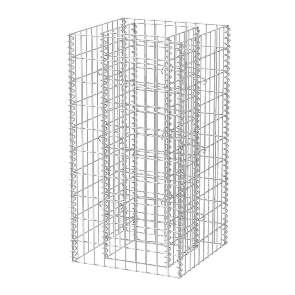 Gabion Planter Steel  "Silver"