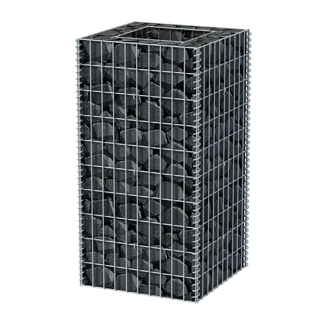 Gabion Planter Steel  "Silver"