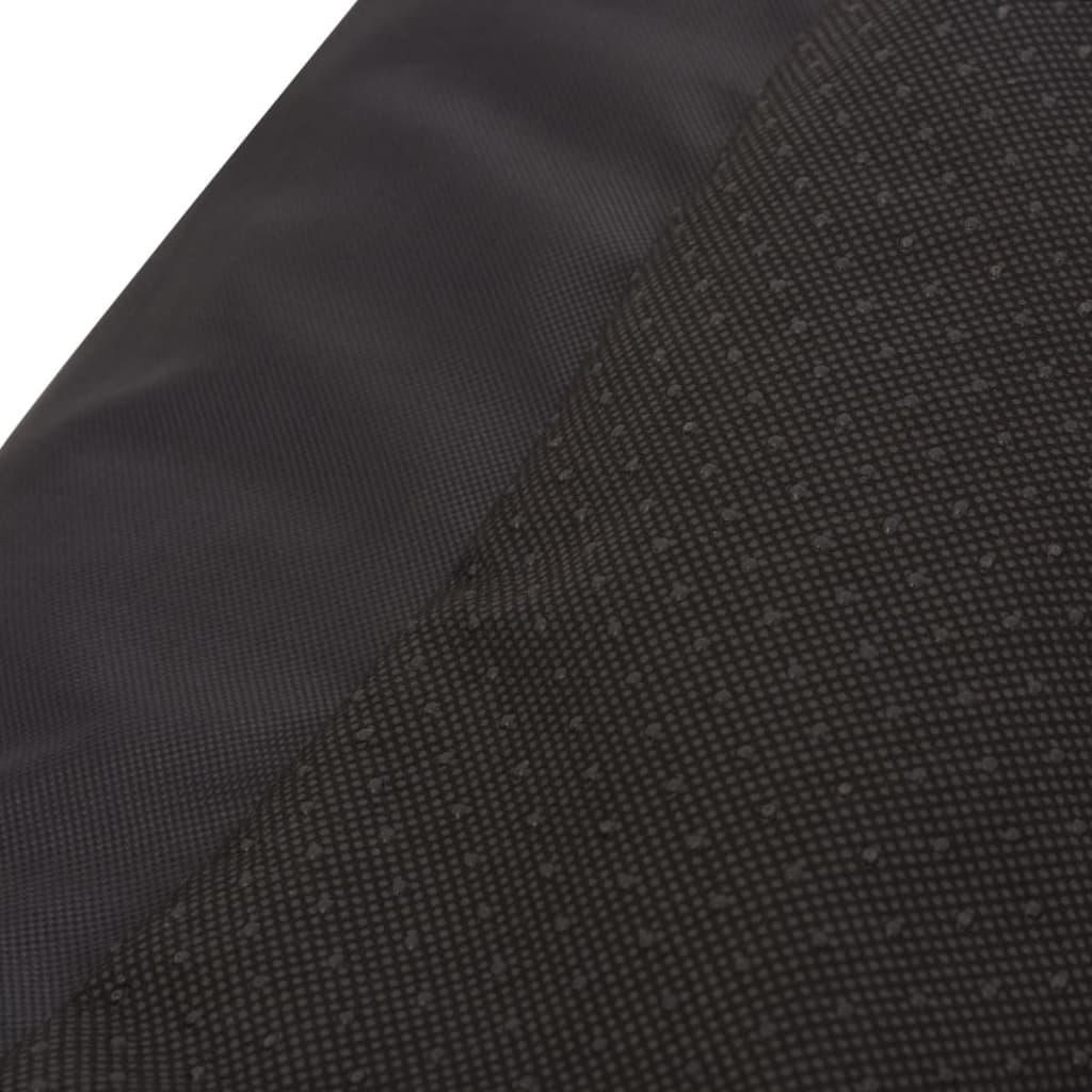Dog Bed with Padded Cushion Size M Black