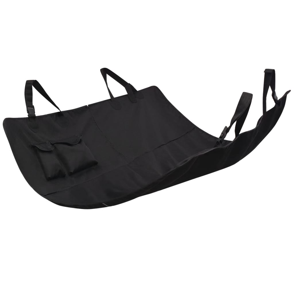 Pet Rear Car Seat Cover Black