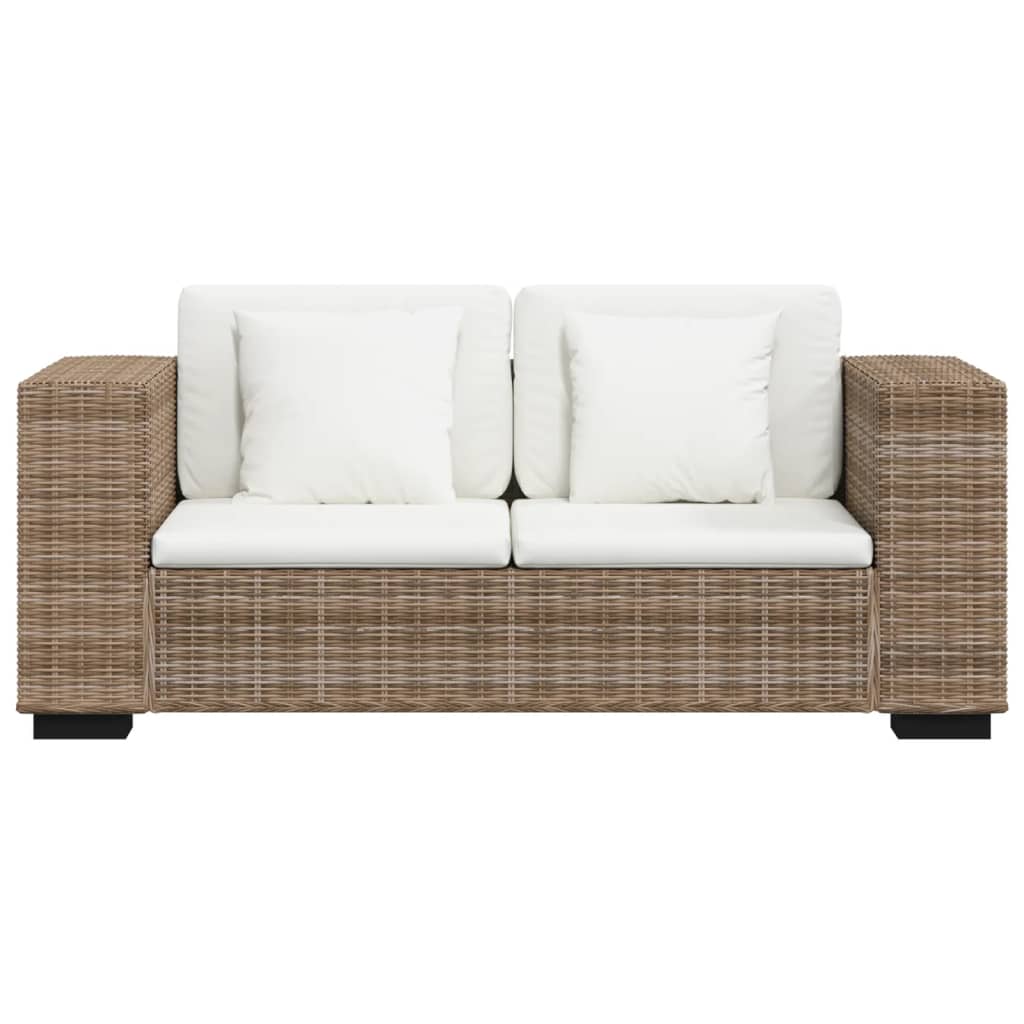 Seven Piece 2-Seater Sofa Set Real Rattan