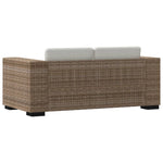 Seven Piece 2-Seater Sofa Set Real Rattan