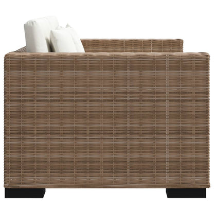 Eight Piece 3-Seater Sofa Set Real Rattan