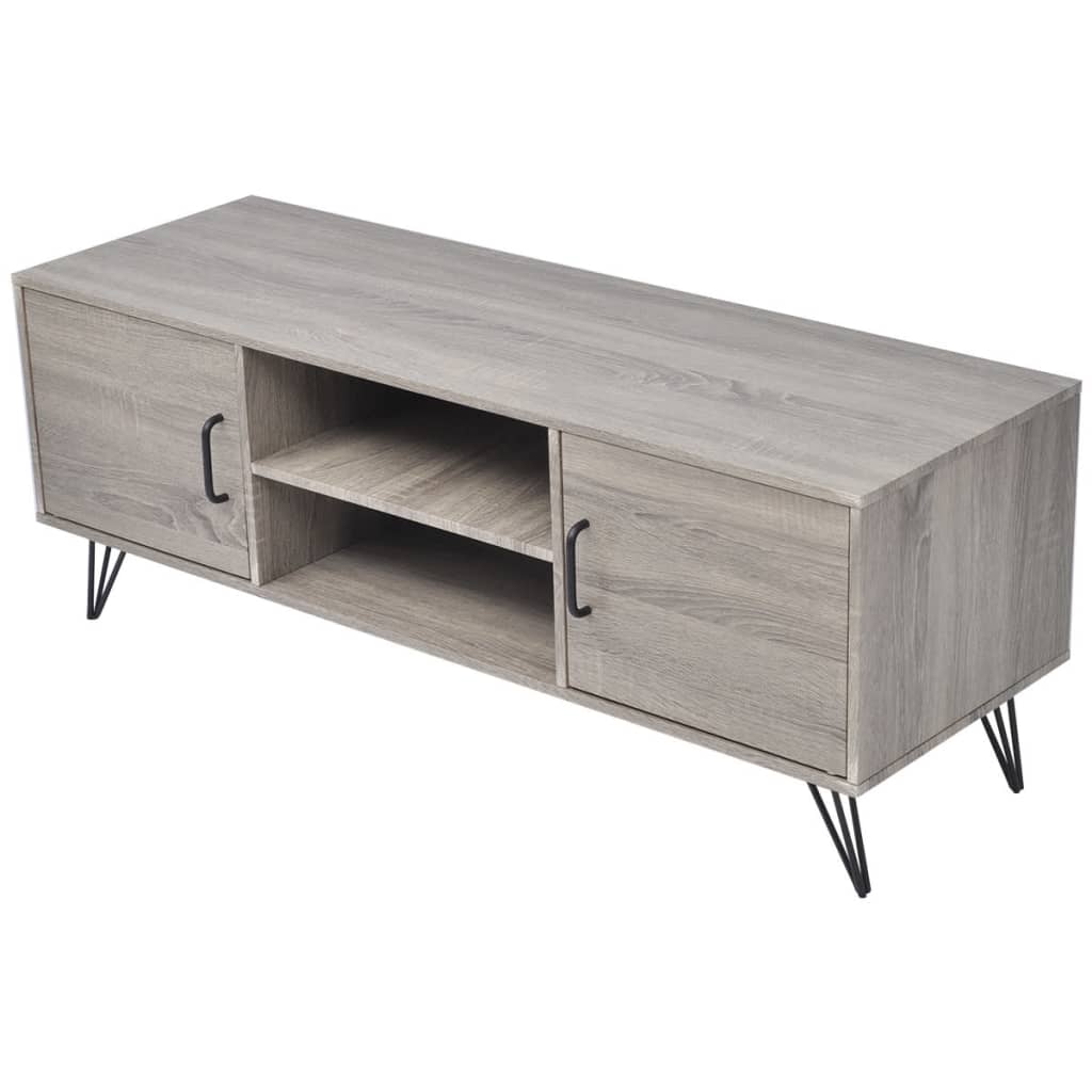 Tv Cabinet Grey - 120×40×45cm