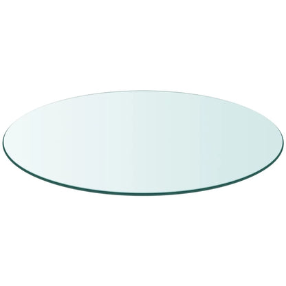 Table Top Tempered Glass Round 500 mm