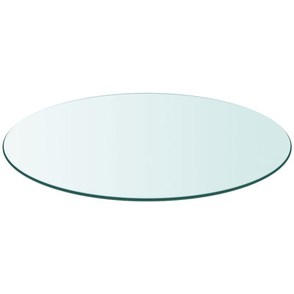 Table Top Tempered Glass Round 800 mm