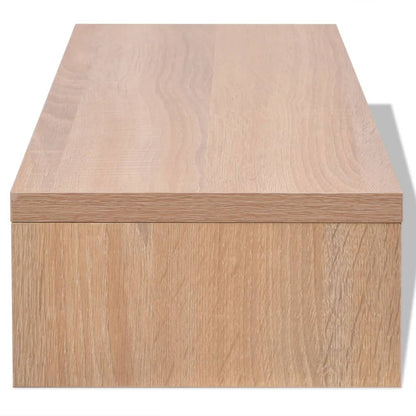 Monitor Stand Chipboard Beige - 60×23.5×12cm