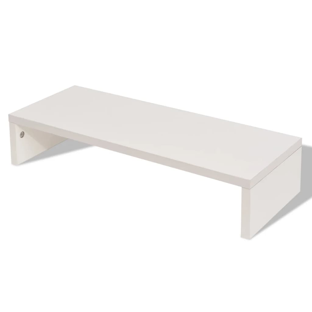 Monitor Stand Chipboard White - 60×23.5×12cm