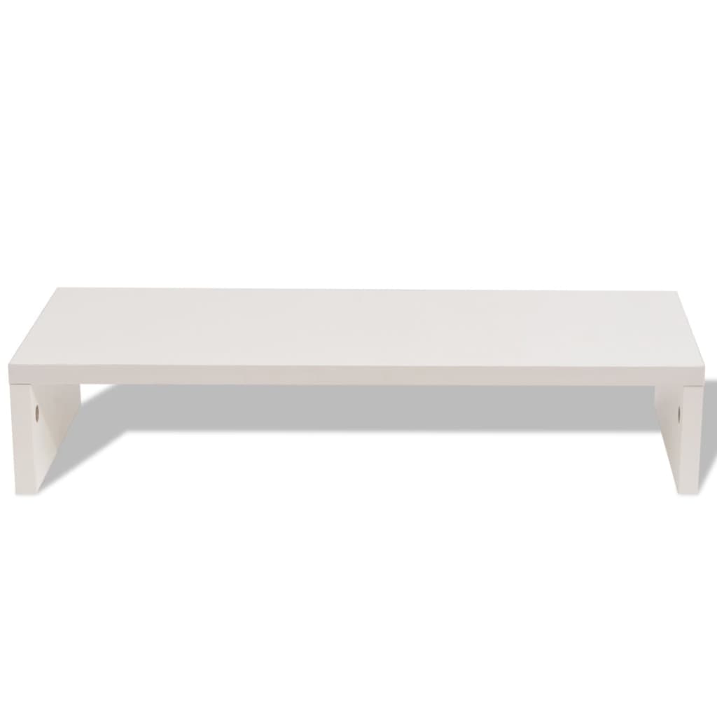 Monitor Stand Chipboard White - 60×23.5×12cm
