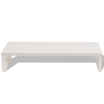 Monitor Stand Chipboard White - 60×23.5×12cm