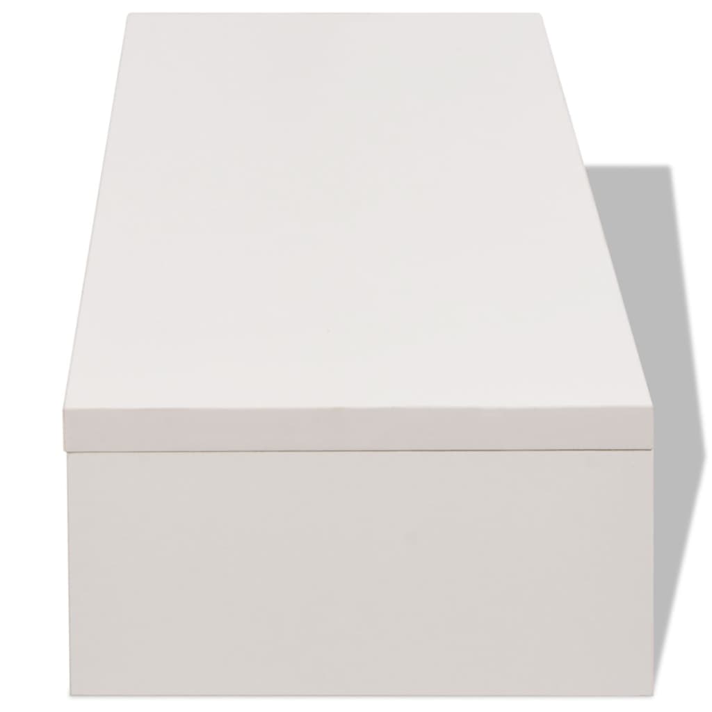 Monitor Stand Chipboard White - 60×23.5×12cm