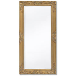 Wall Mirror  Baroque Style  Gold