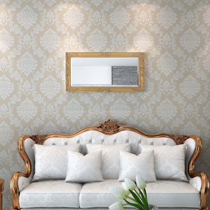 Wall Mirror Baroque Style Gold - 100×50cm