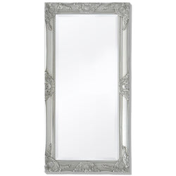 Wall Mirror Baroque  Style  Silver