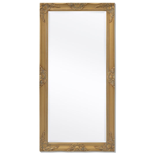 Wall Mirror Baroque Style Gold - 120×60cm