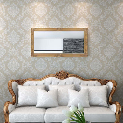 Wall Mirror Baroque Style Gold - 120×60cm
