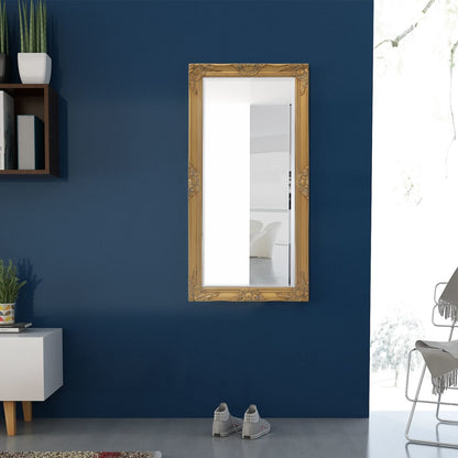 Wall Mirror Baroque Style Gold - 120×60cm