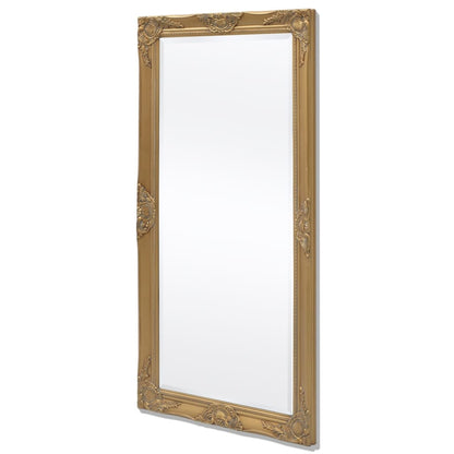 Wall Mirror Baroque Style Gold - 120×60cm