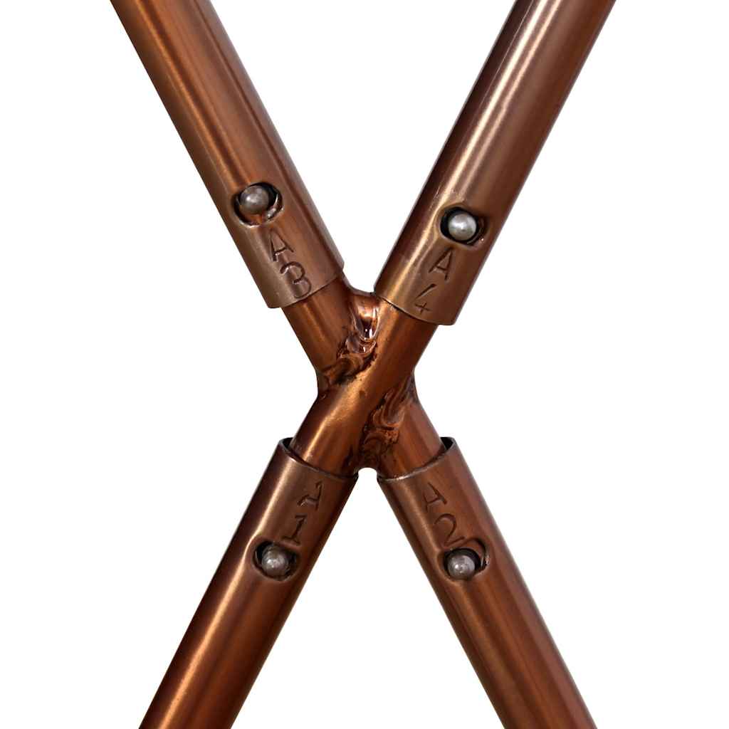 Cowhide Leather Butterfly Chair Brown White | HomeAndLiving