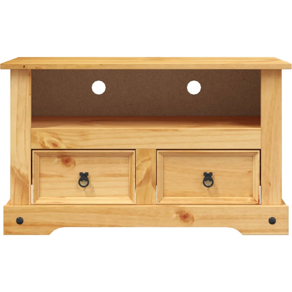 Tv Cabinet Mexican Pine Corona Range - 91×43×56cm