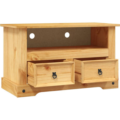 Tv Cabinet Mexican Pine Corona Range - 91×43×56cm