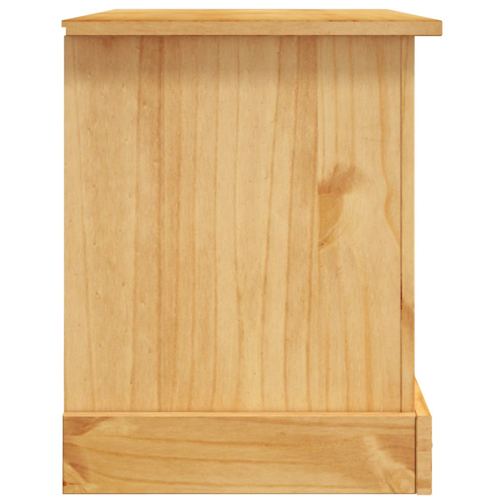 Brown Tv Cabinet Pine 91x43x56cm