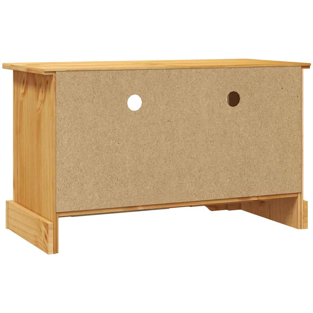 Brown Tv Cabinet Pine 91x43x56cm