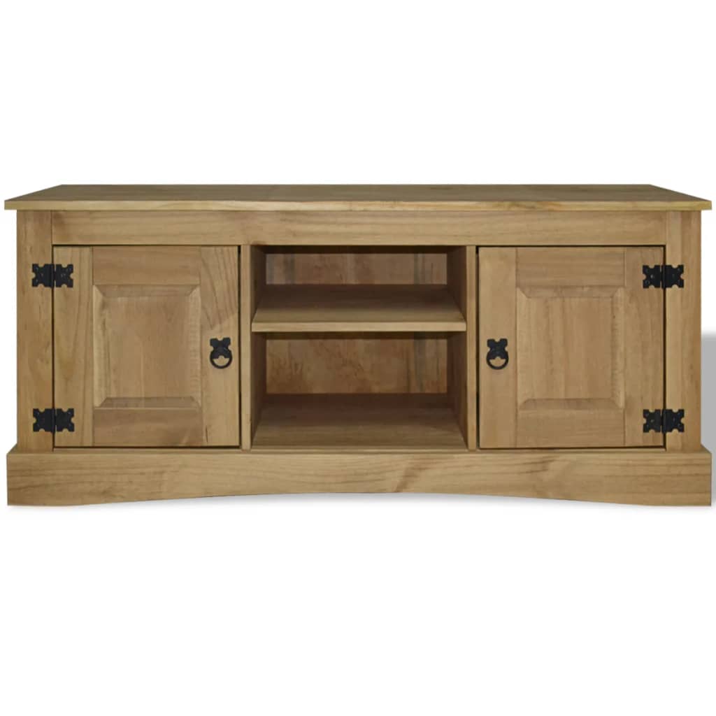Tv Cabinet Mexican Pine Corona Range - 120×40×52cm