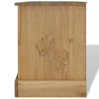 Tv Cabinet Mexican Pine Corona Range - 120×40×52cm
