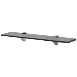 Floating Shelf Glass  Black