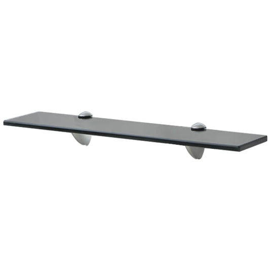 Floating Shelf Glass, Black