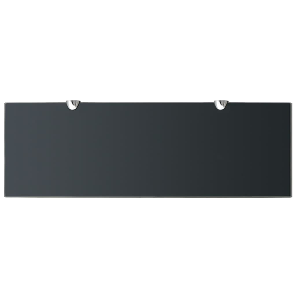 Floating  Shelf Glass - Black