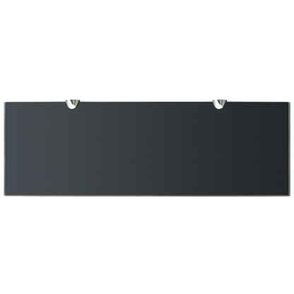 Floating  Shelf Glass - Black