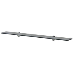 Floating Shelf Glass- Black