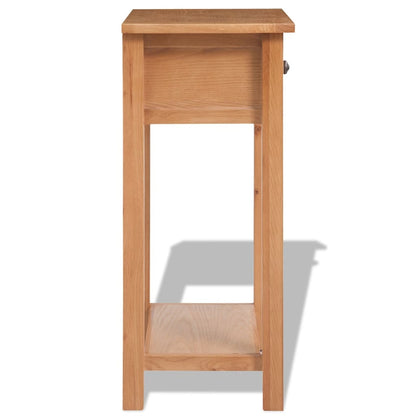 Console Table Solid Oak Wood - 50×32×75cm