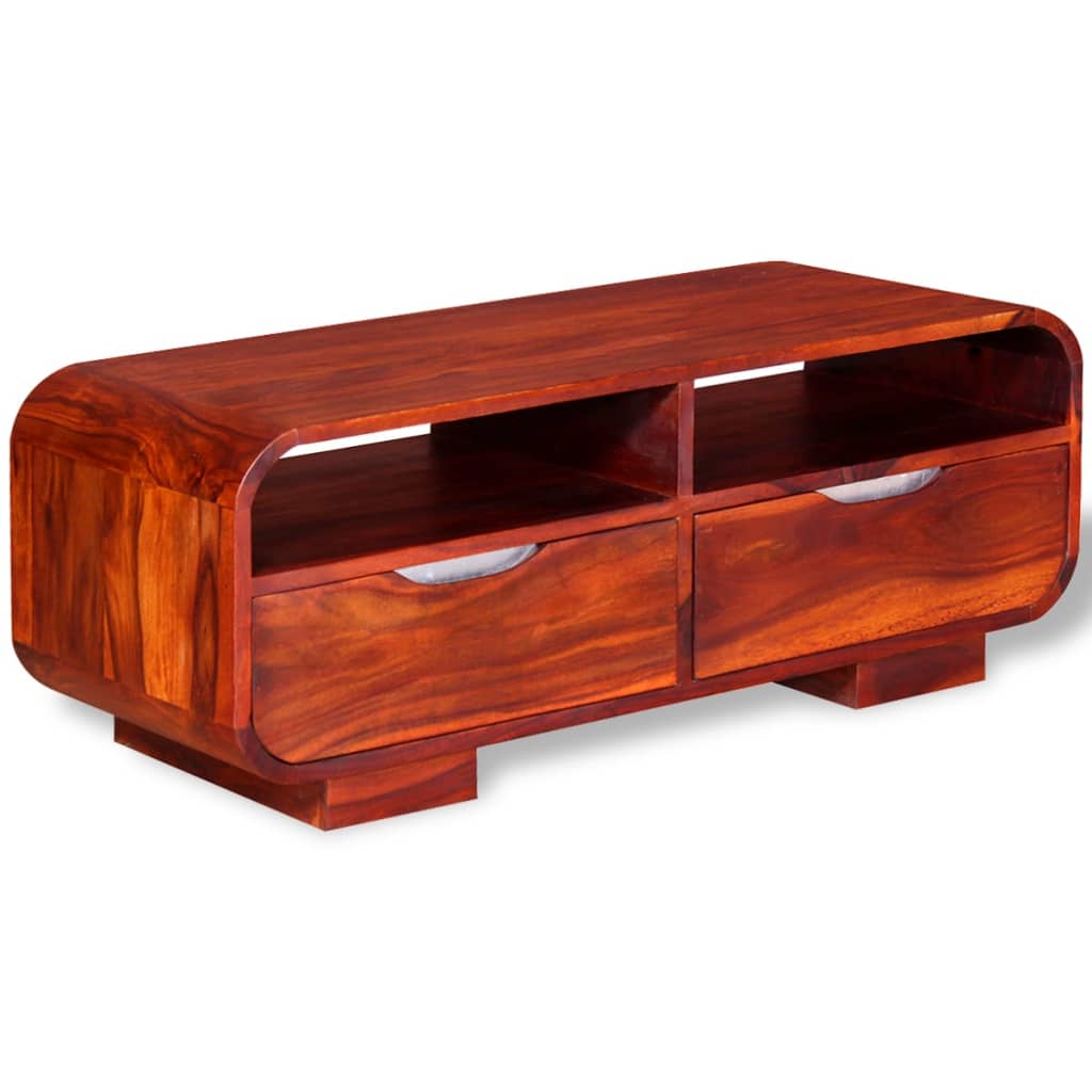 Coffee Table Solid Sheesham Wood - 90×40×35cm