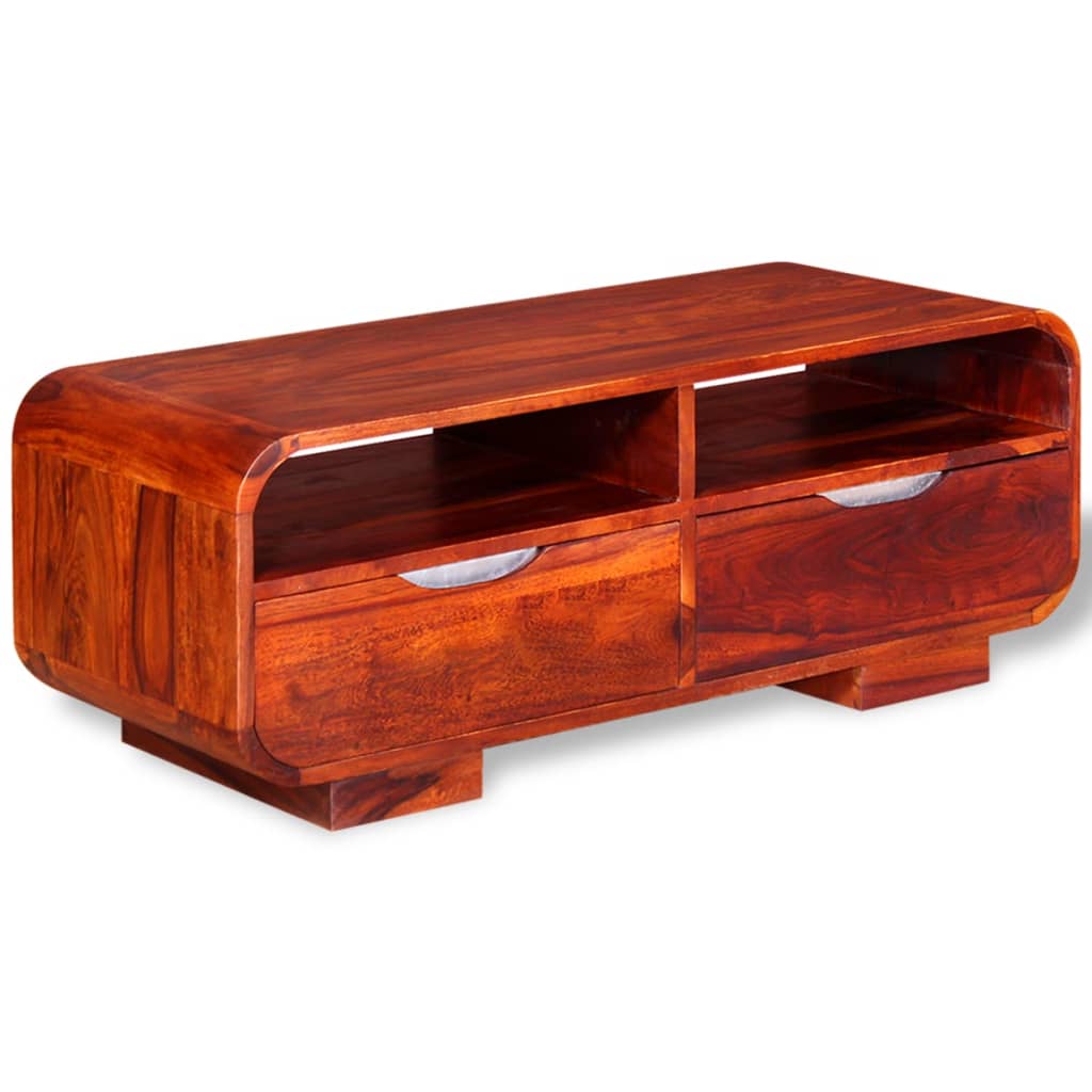 Coffee Table Solid Sheesham Wood - 90×40×35cm