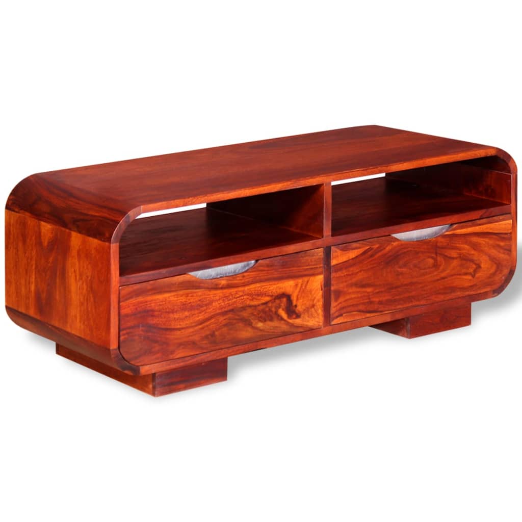 Coffee Table Solid Sheesham Wood - 90×40×35cm