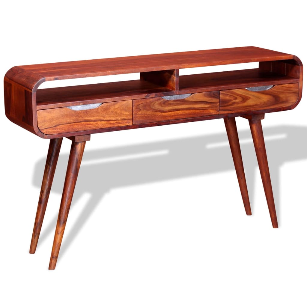 Console Table Solid Sheesham Wood - 120×30×75cm