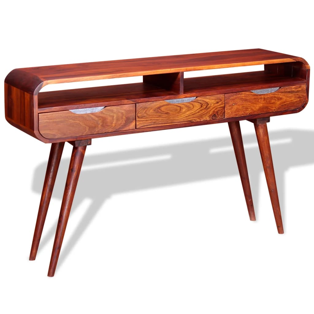 Console Table Solid Sheesham Wood - 120×30×75cm