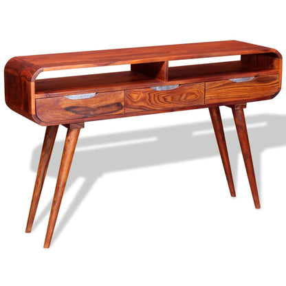 Console Table Solid Sheesham Wood - 120×30×75cm
