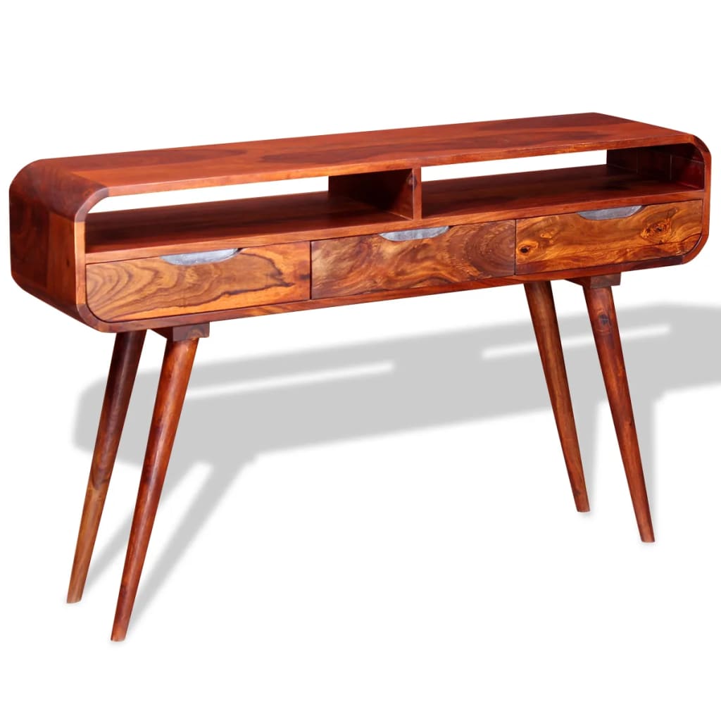 Console Table Solid Sheesham Wood - 120×30×75cm