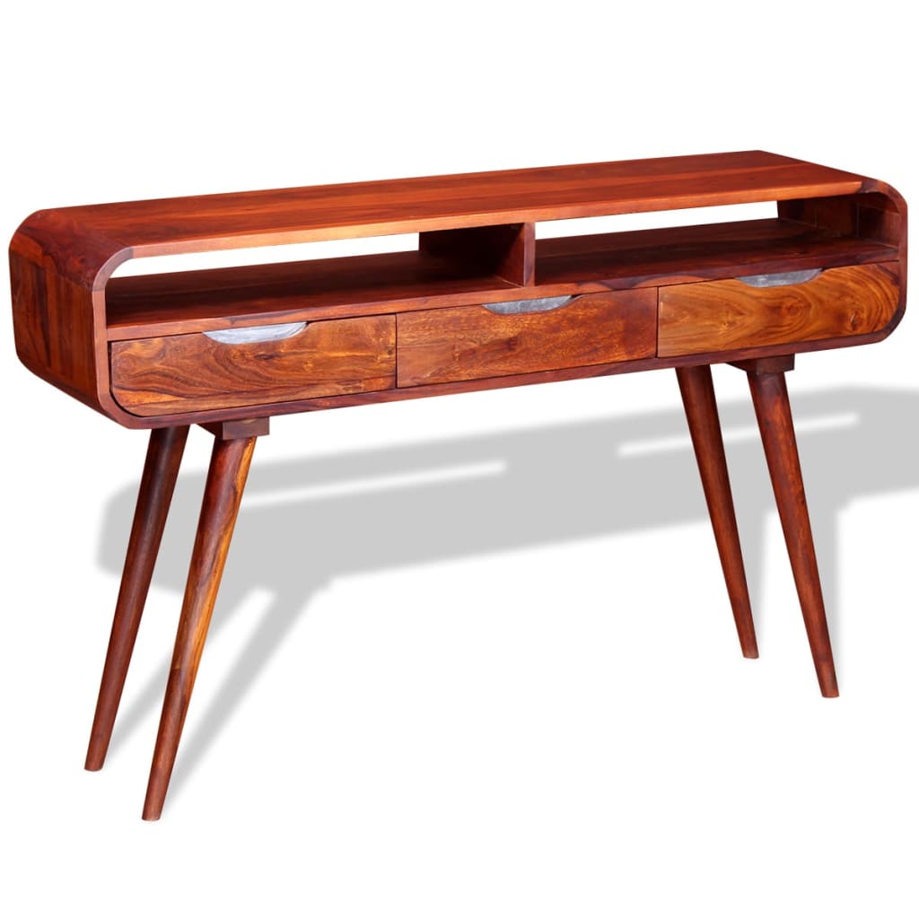 Console Table Solid Sheesham Wood - 120×30×75cm