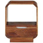 Nightstand with Drawer Solid Sheesham Wood