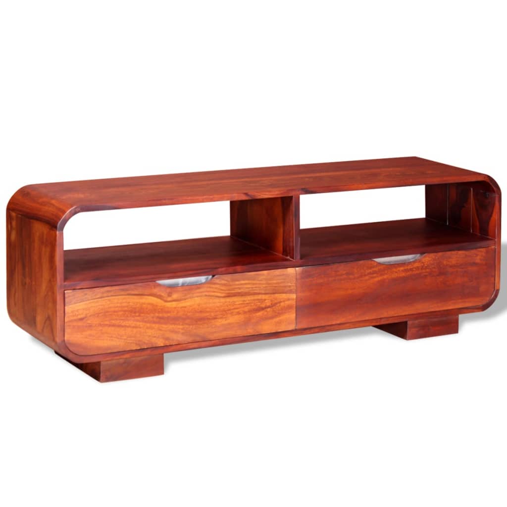 Tv Cabinet Solid Sheesham Wood - 116×30×40cm