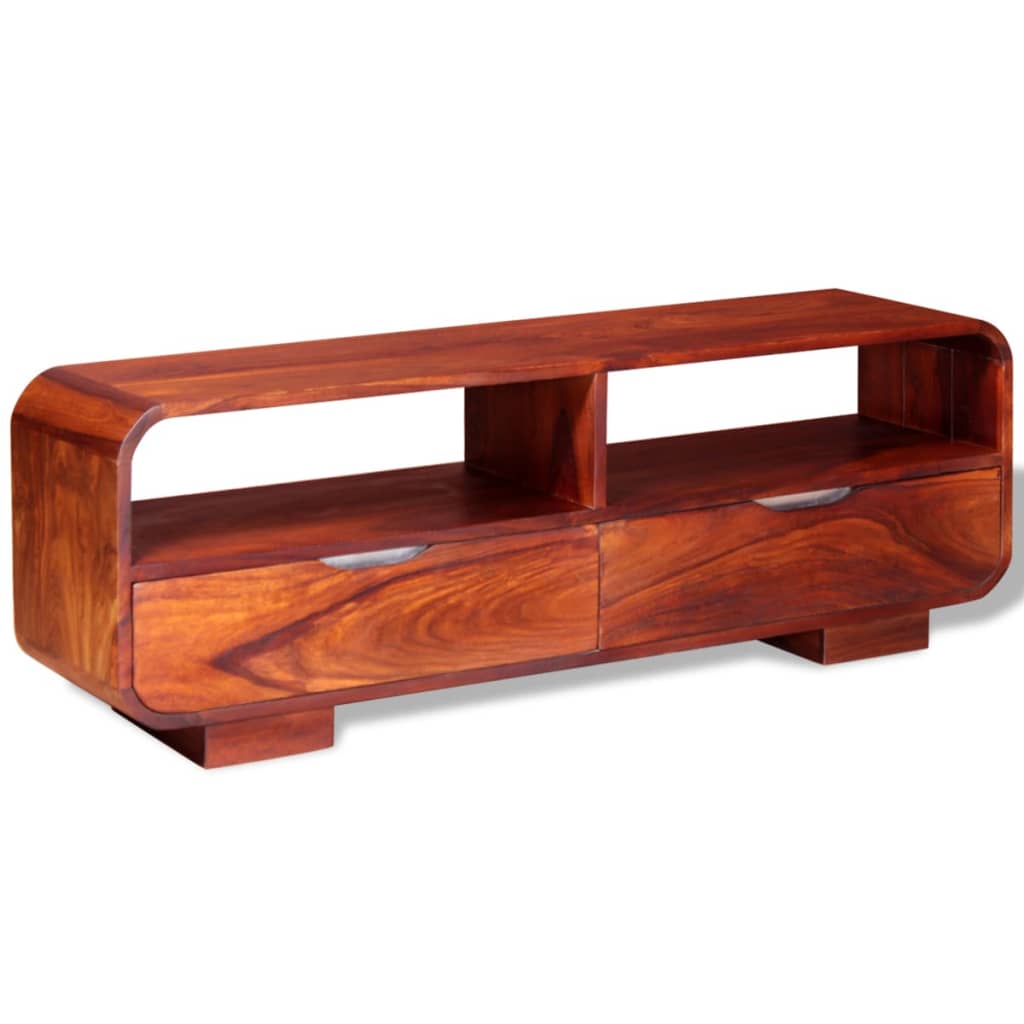Tv Cabinet Solid Sheesham Wood - 116×30×40cm