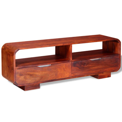 Tv Cabinet Solid Sheesham Wood - 116×30×40cm